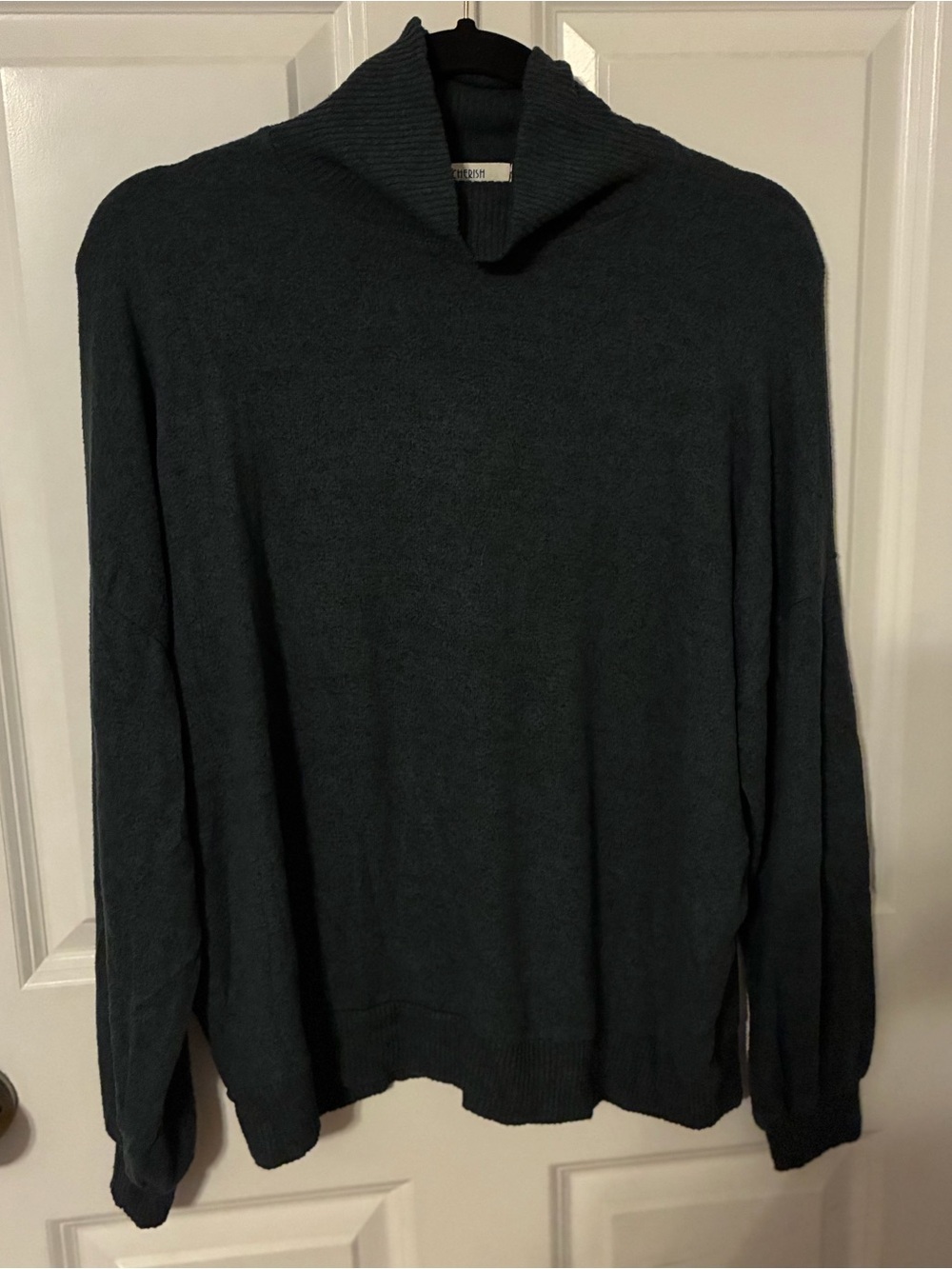Cherish Teal Turtleneck Sweater